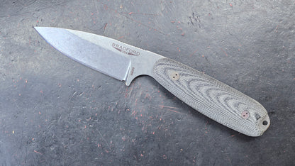 Bradford Knives Guardian 3.5 Black Micarta Sabre Grind Stonewashed Bohler N690 (NEW)