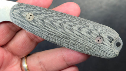 Bradford Knives Guardian 3.5 Black Micarta Sabre Grind Stonewashed Bohler N690 (NEW)