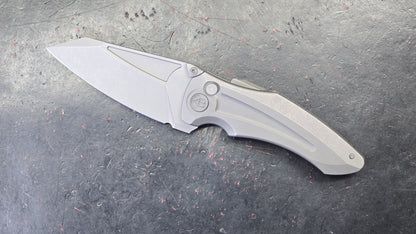 KB Knives Sumo Folding Knife Black Titanium Handle 20CV (NEW)