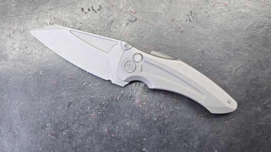 KB Knives Sumo Folding Knife Black Titanium Handle 20CV (NEW)