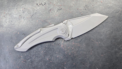 KB Knives Sumo Folding Knife Black Titanium Handle 20CV (NEW)