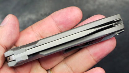 KB Knives Sumo Folding Knife Black Titanium Handle 20CV (NEW)