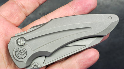 KB Knives Sumo Folding Knife Black Titanium Handle 20CV (NEW)