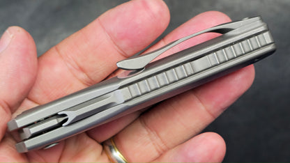 KB Knives Sumo Folding Knife Black Titanium Handle 20CV (NEW)