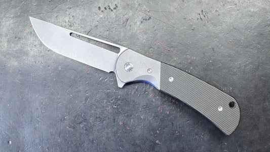 Rattle Snake F-10 Titanium Micarta S35VN (NEW)