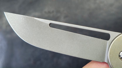 Rattle Snake F-10 Titanium Micarta S35VN (NEW)