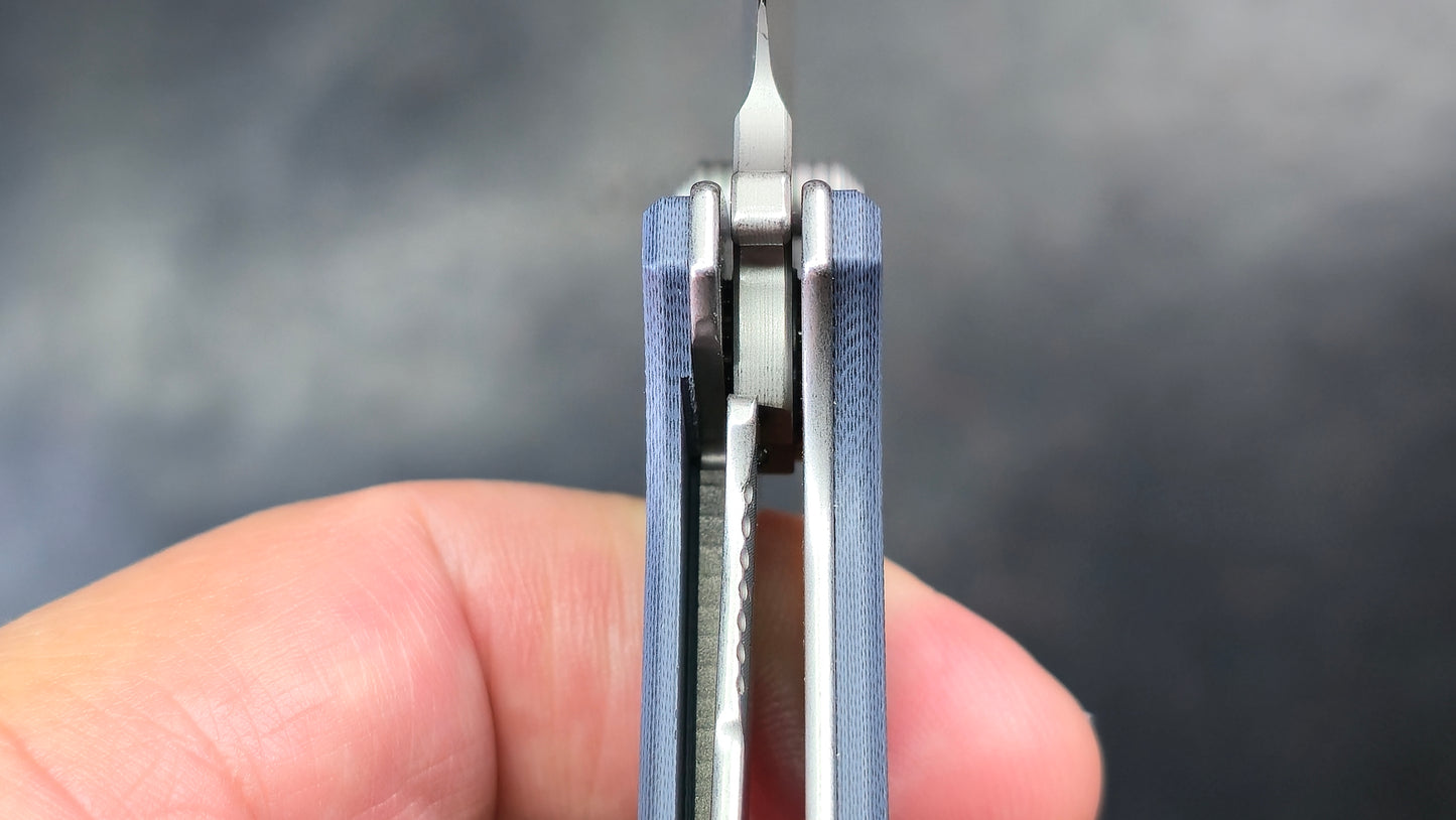 Eikonic RCK9 Folding Knife Steel Blue G10 Handle D2 (NEW)