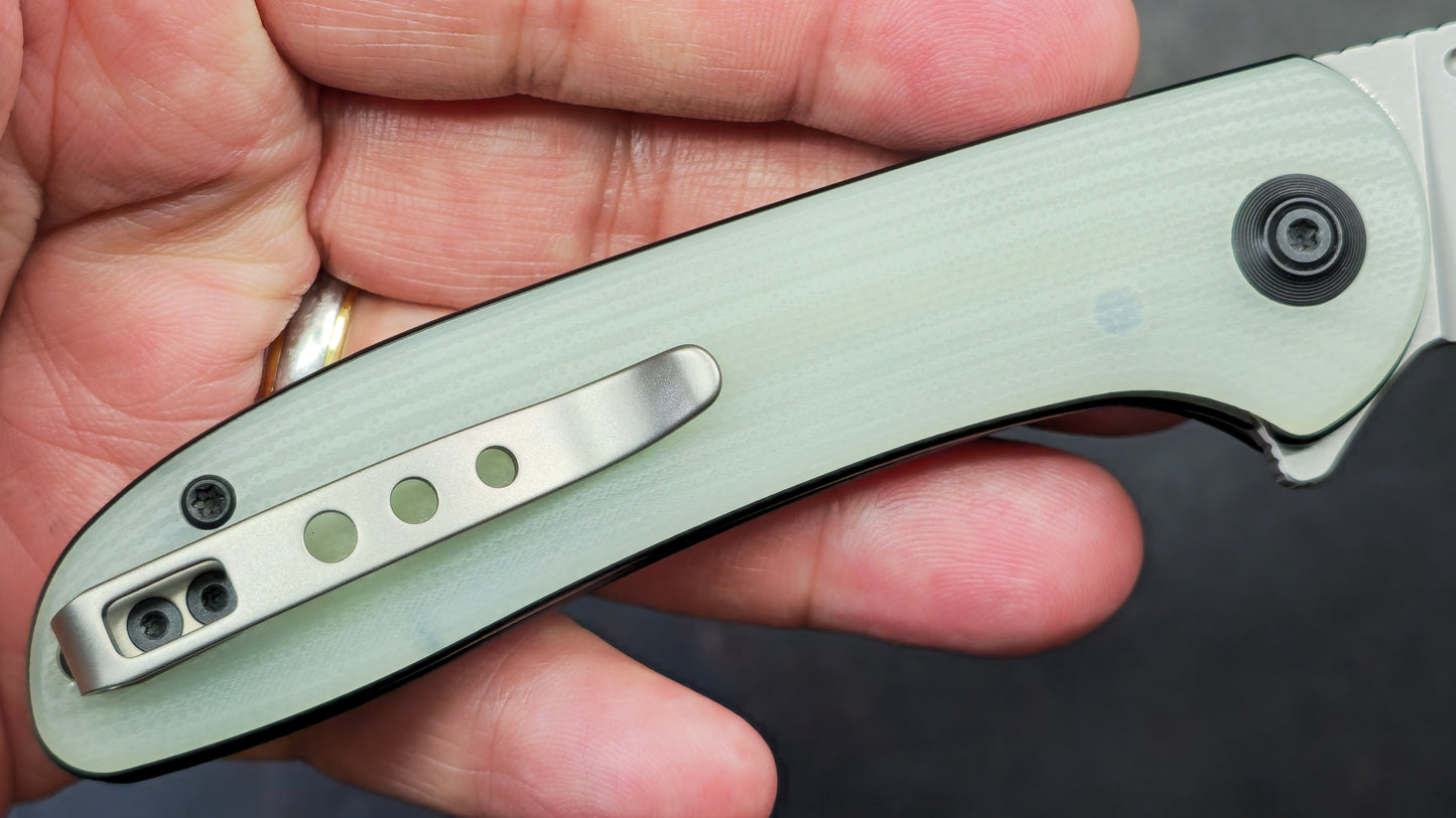 WEKNIFE Saakshi Flipper Knife G10 Handle 3.30" CPM 20CV Blade (NEW)