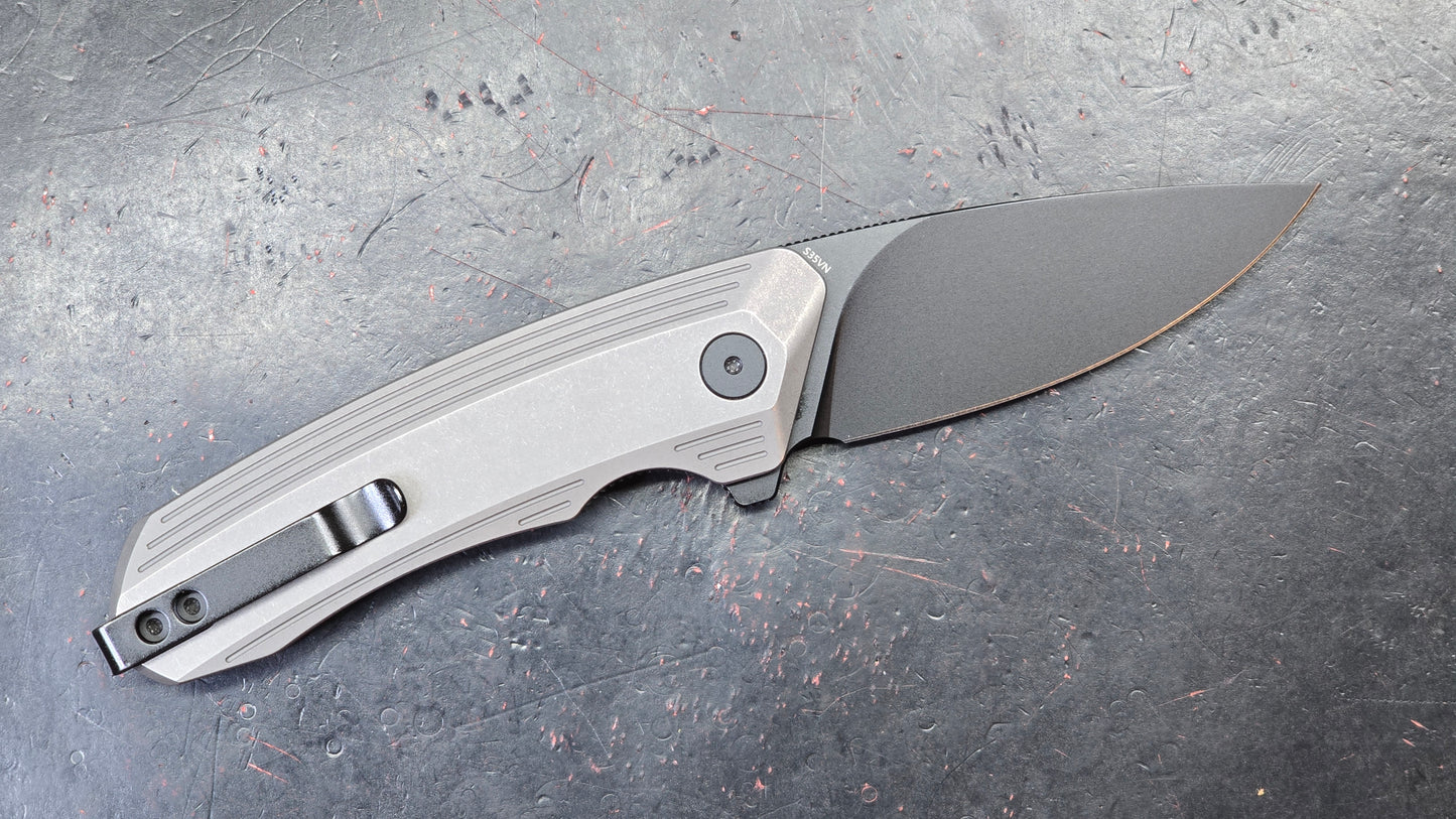 Damned Designs Invictus Liner Lock Knife SW Titanium 3.25" SW S35VN (NEW)