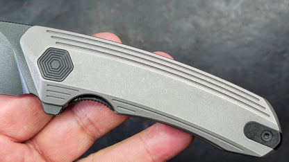 Damned Designs Invictus Liner Lock Knife SW Titanium 3.25" SW S35VN (NEW)