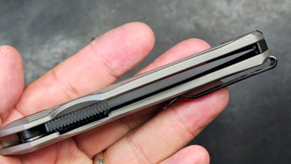 Damned Designs Invictus Liner Lock Knife SW Titanium 3.25" SW S35VN (NEW)