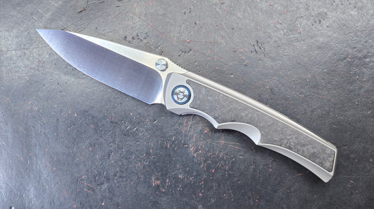 Sixleaf SL-79 Titanium Carbon Fiber 10CR15MOV (NEW)