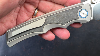 Sixleaf SL-79 Titanium Carbon Fiber 10CR15MOV (NEW)