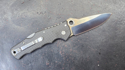 Cold Steel Silver Eye Carbon Fiber S35VN  (NEW / MODIFIED)