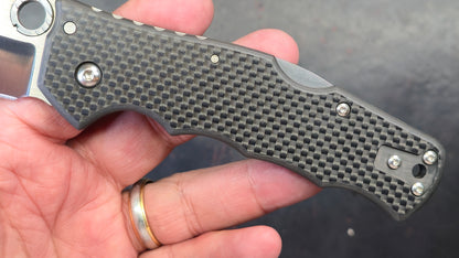 Cold Steel Silver Eye Carbon Fiber S35VN  (NEW / MODIFIED)