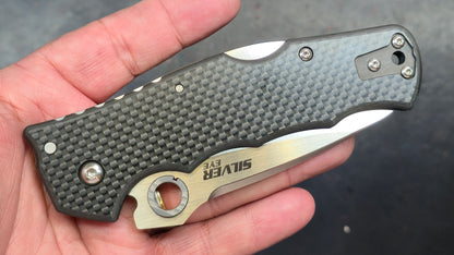 Cold Steel Silver Eye Carbon Fiber S35VN  (NEW / MODIFIED)