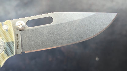 Demko AD20.5 Digi G10 Handle Shark Lock Clip Point S35VN (NEW)