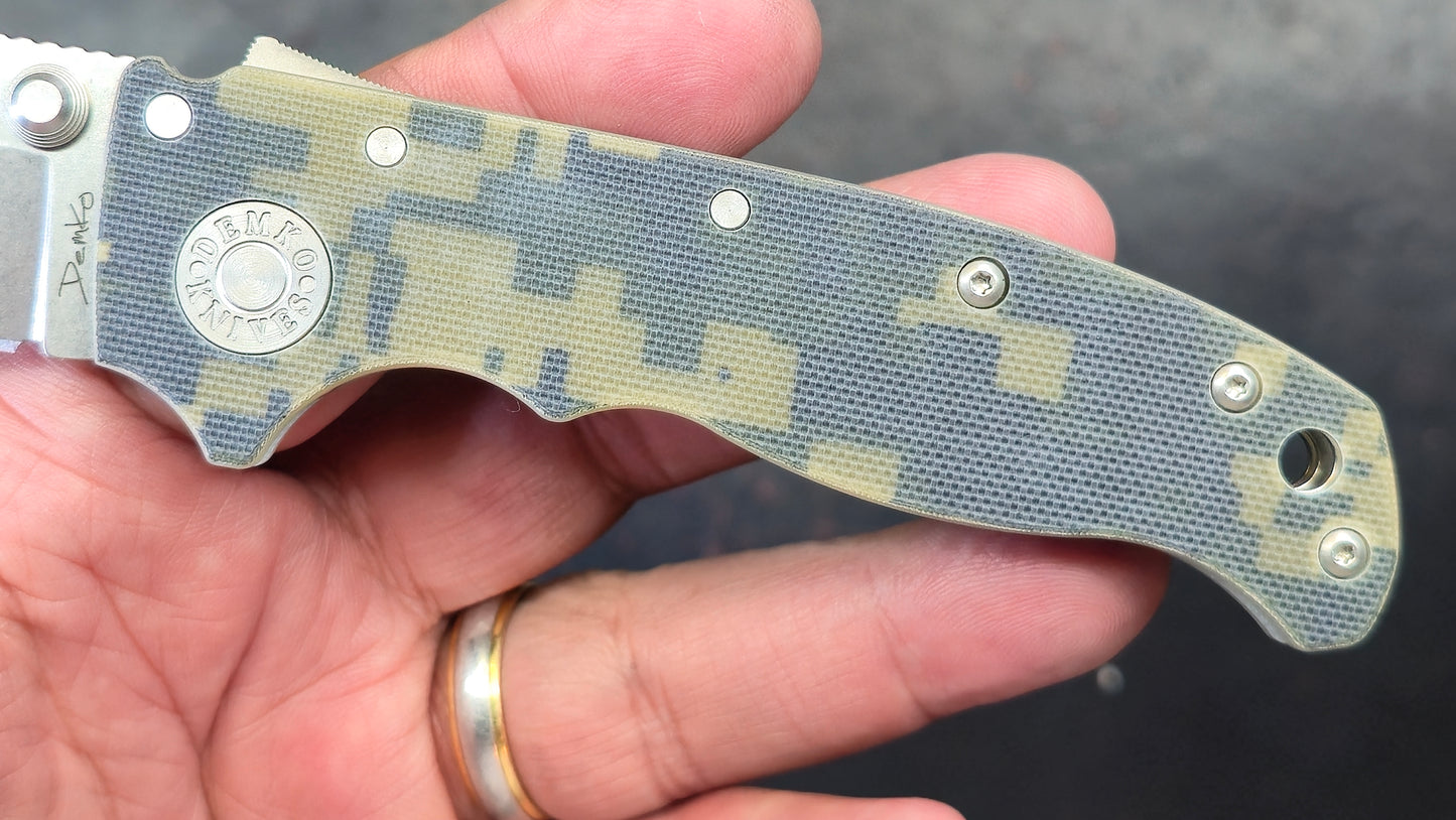 Demko AD20.5 Digi G10 Handle Shark Lock Clip Point S35VN (NEW)