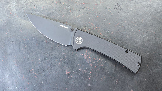 Eikonic RCK9 Folding Knife Black G10 Handle D2 (NEW)