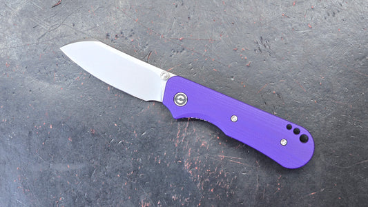 Civivi Crabby Purple G10 Handle 14C28N (NEW)