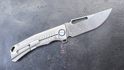 Sixleaf SL-31 Titanium / Carbon Fiber Insert RWL34+PMC27 Dimascus (NEW)