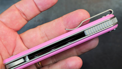 Maxace Peregrine S Pink G10 Handle 10CR15COMOV (NEW)