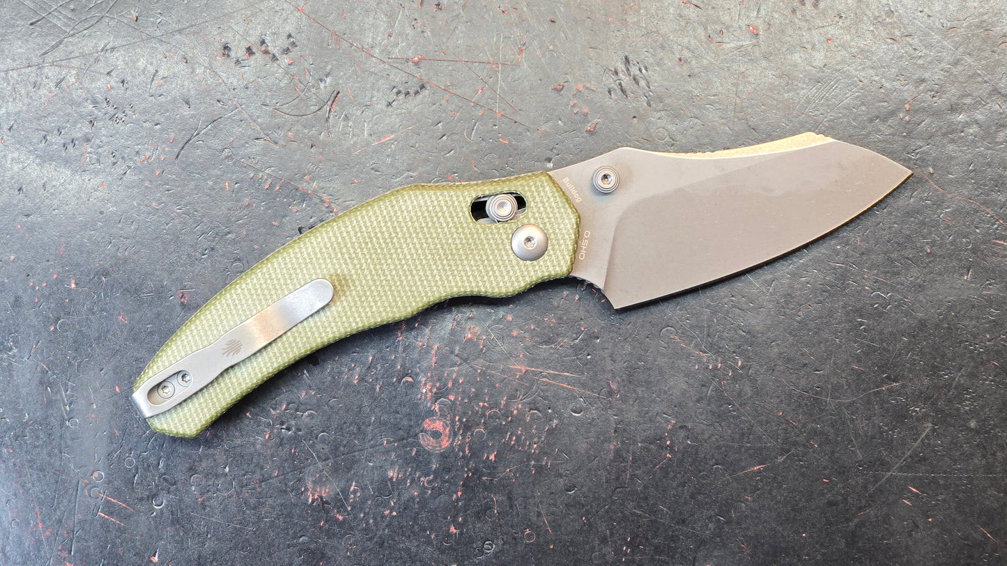 Kizer Bulldog Micarta Handle Nitro-V (NEW)