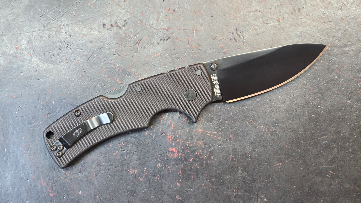 Cold Steel American Lawman 3.5" Drop Point CPM S35VN DLC Coat Blade G-10 Black (NEW)