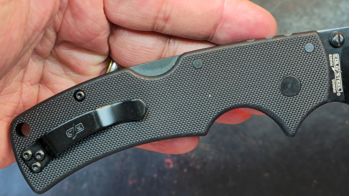 Cold Steel American Lawman 3.5" Drop Point CPM S35VN DLC Coat Blade G-10 Black (NEW)