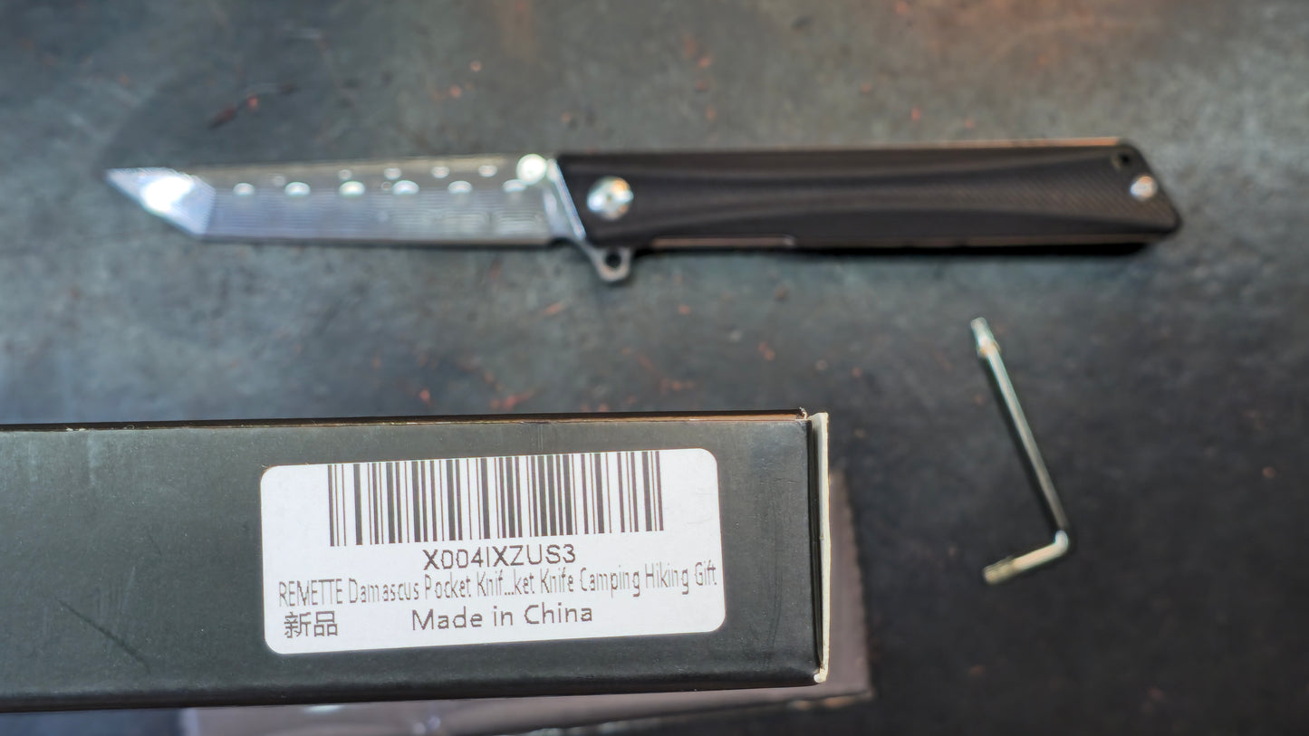 Remette GD22K G10 Damascus (NEW)