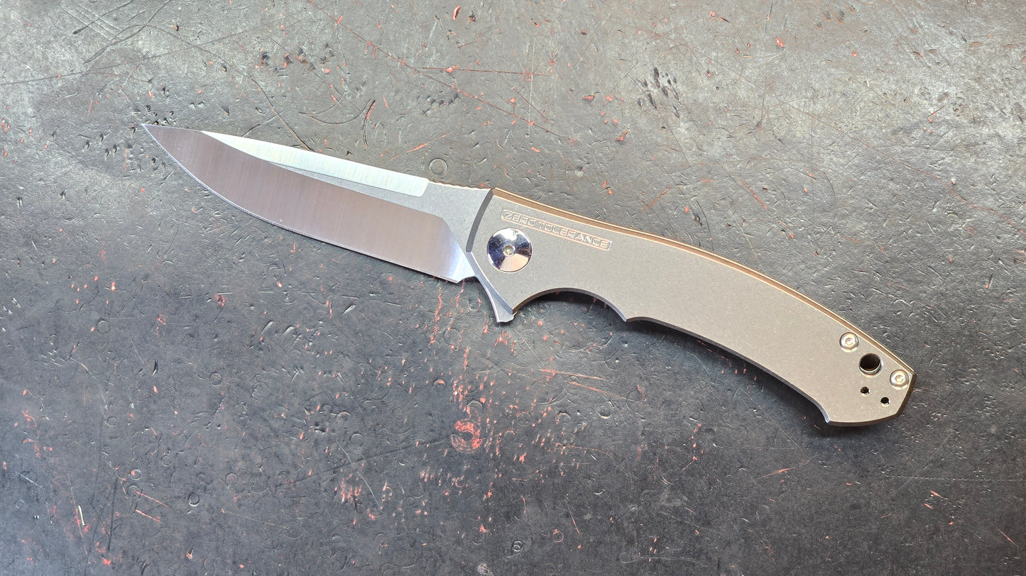 Zero Tolerance 0450 Sinkevich Flipper Titanium Handle S35VN (NEW)
