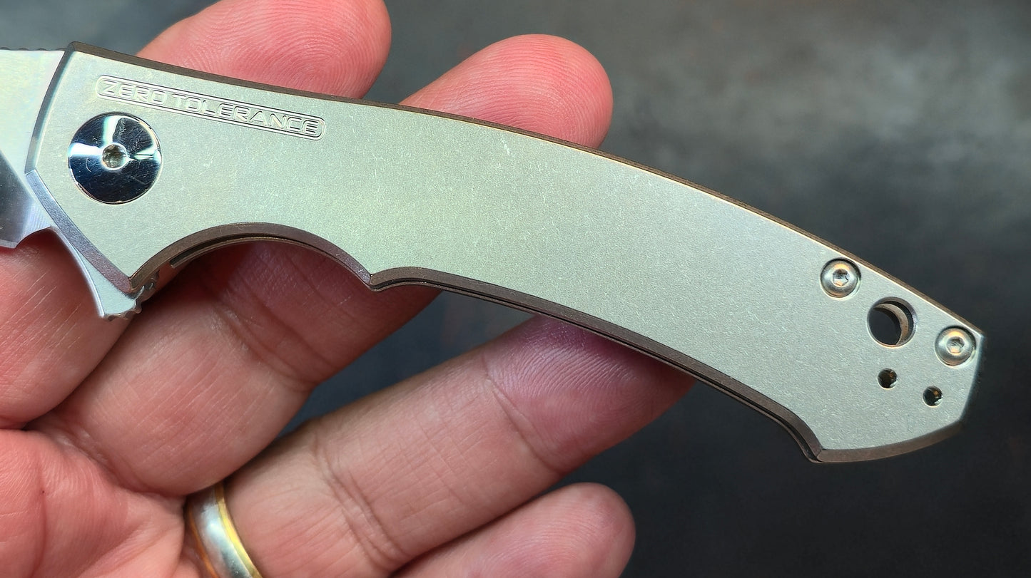 Zero Tolerance 0450 Sinkevich Flipper Titanium Handle S35VN (NEW)