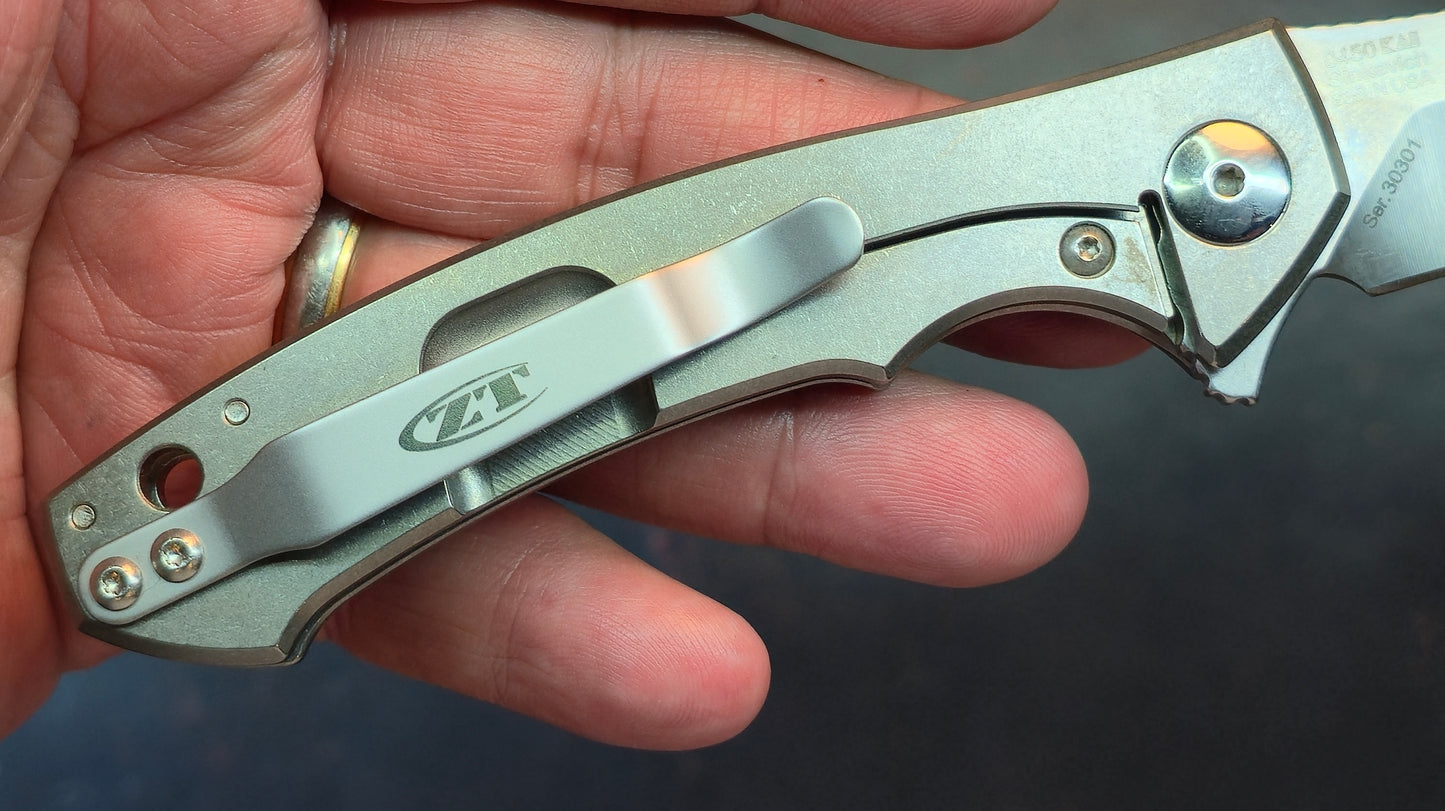 Zero Tolerance 0450 Sinkevich Flipper Titanium Handle S35VN (NEW)