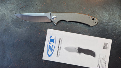 Zero Tolerance 0450 Sinkevich Flipper Titanium Handle S35VN (NEW)