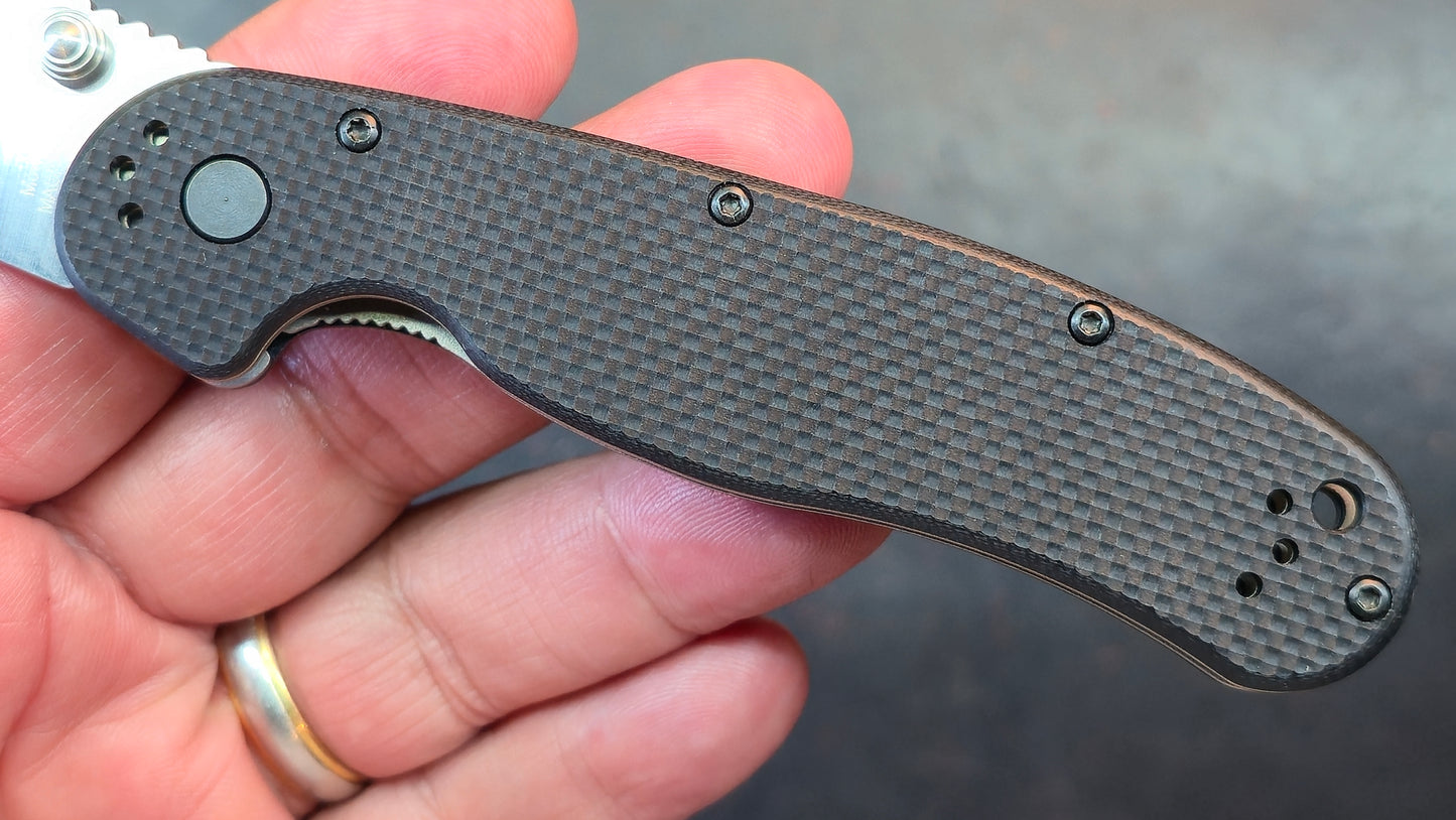 Ontario RAT 1.5 Folding Knife Black G10 Handle Magnacut (NEW)