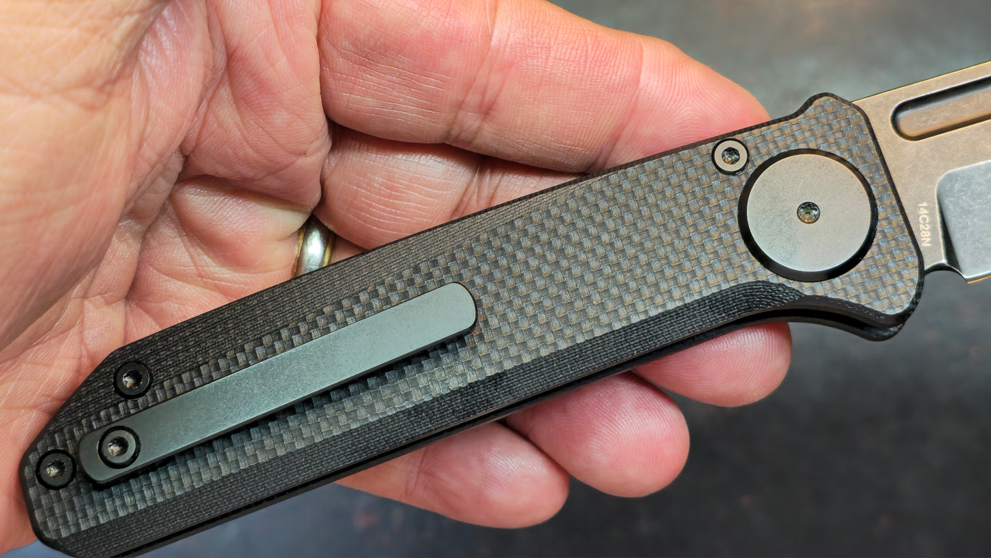 Orion Ares Black Blade/Black G10 14C28N (NEW)