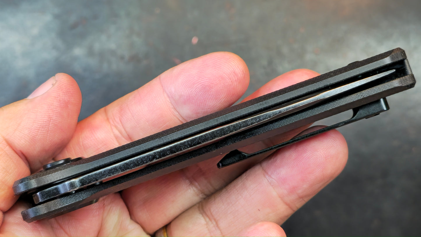 Orion Ares Black Blade/Black G10 14C28N (NEW)