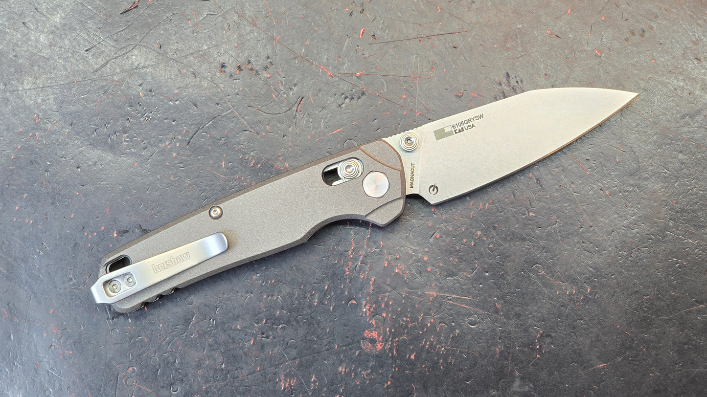 Kershaw Bel Air Gray Aluminum Handle Magnacut (NEW)