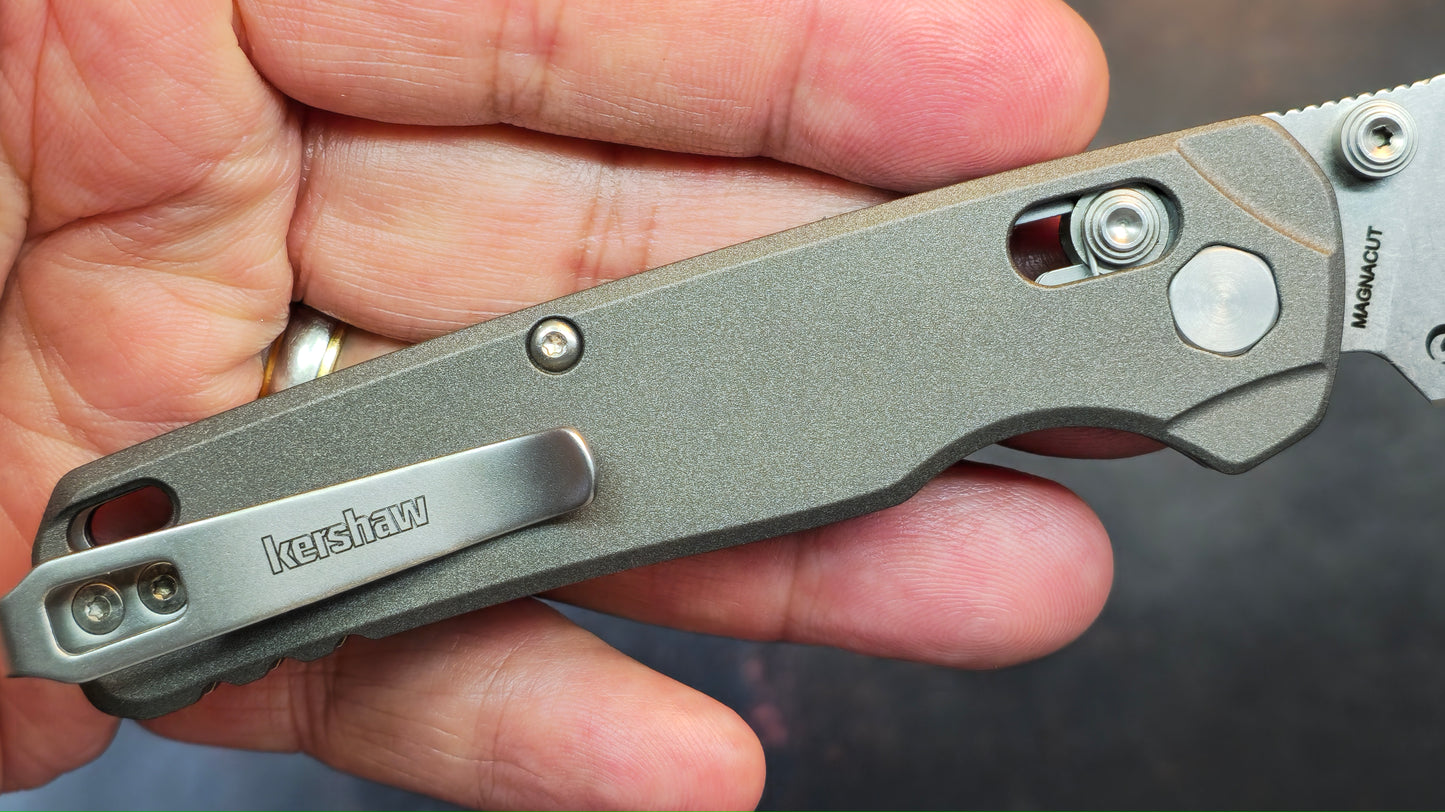 Kershaw Bel Air Gray Aluminum Handle Magnacut (NEW)