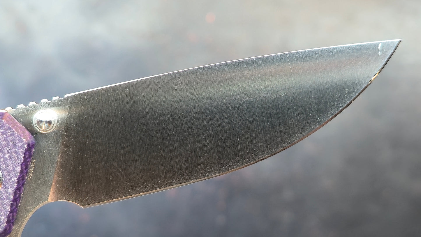 Civivi Merit Purple Canvas Micarta Handle 14C28N (NEW)