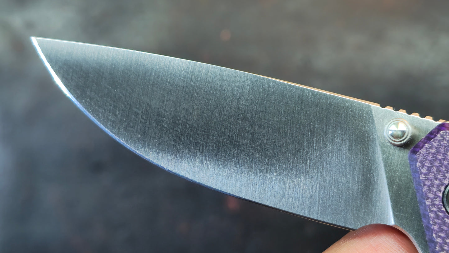 Civivi Merit Purple Canvas Micarta Handle 14C28N (NEW)
