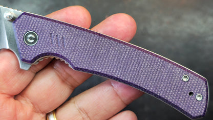 Civivi Merit Purple Canvas Micarta Handle 14C28N (NEW)