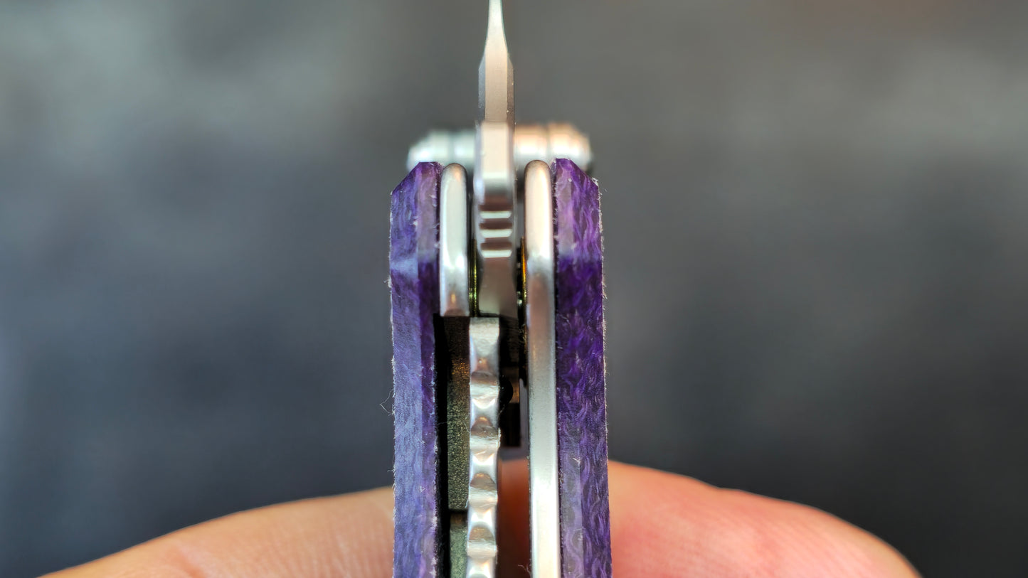 Civivi Merit Purple Canvas Micarta Handle 14C28N (NEW)