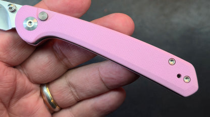 Sencut Skelfin Powder Pink G10 Handle 9Cr18MoV (NEW)