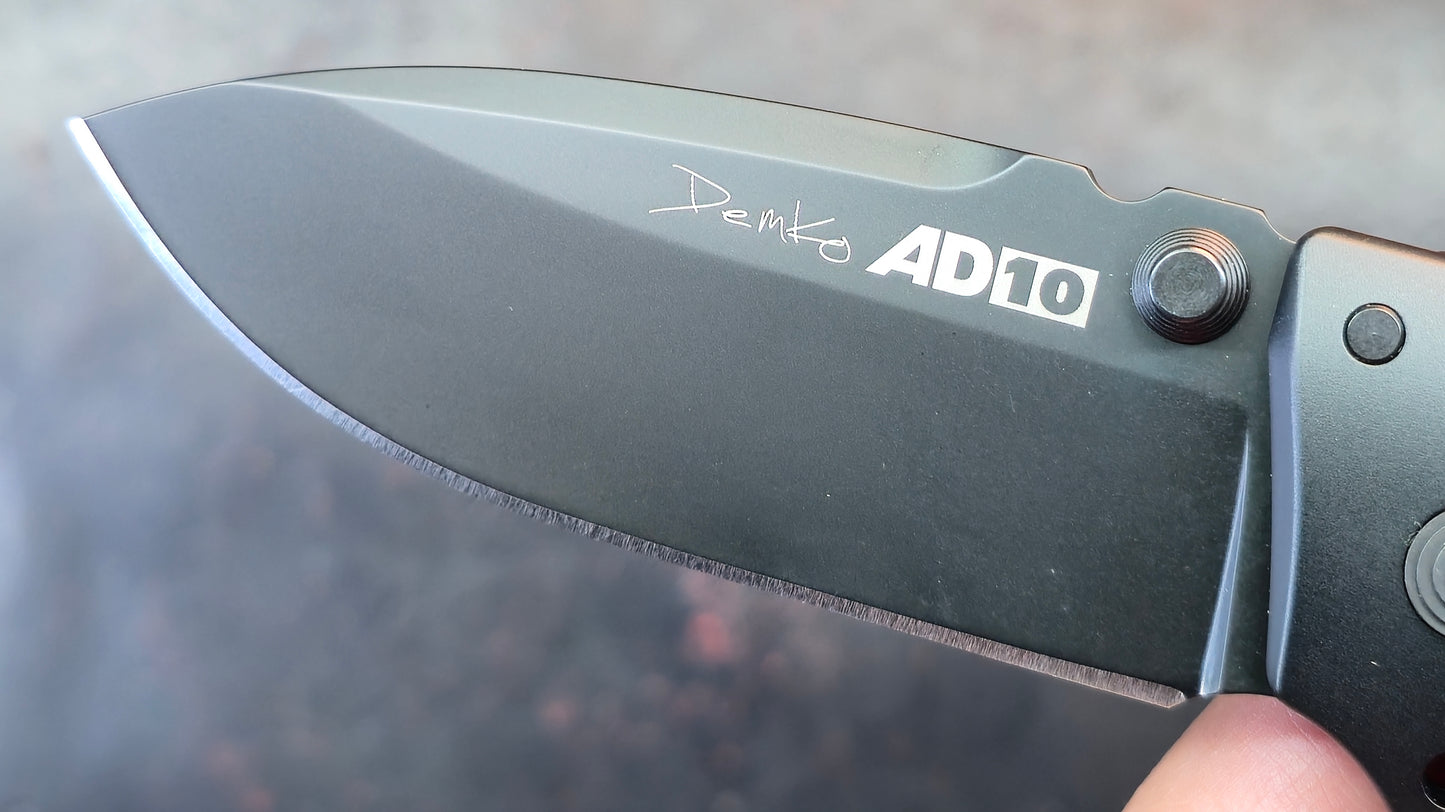 Cold Steel AD-10 DEMKO TITANIUM LIMITED EDITION - BLACKOUT 3V (NEW)
