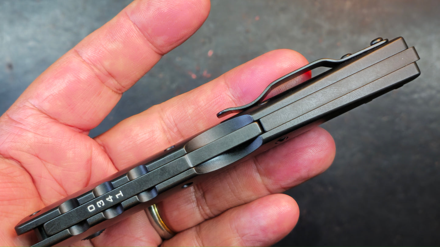 Cold Steel AD-10 DEMKO TITANIUM LIMITED EDITION - BLACKOUT 3V (NEW)