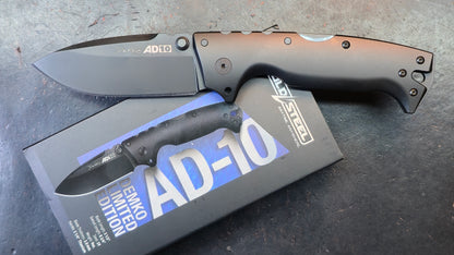 Cold Steel AD-10 DEMKO TITANIUM LIMITED EDITION - BLACKOUT 3V (NEW)