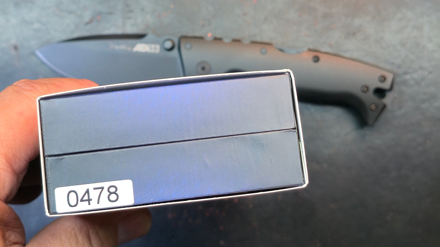 Cold Steel AD-10 DEMKO TITANIUM LIMITED EDITION - BLACKOUT 3V (NEW)