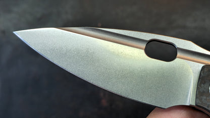 TwoSun TS582-M390-CF Folding Knife M390 (NEW)