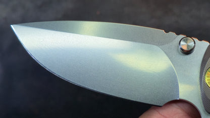 TwoSun TS590 Gray Titanium Handle Stonewash 14C28N (NEW)